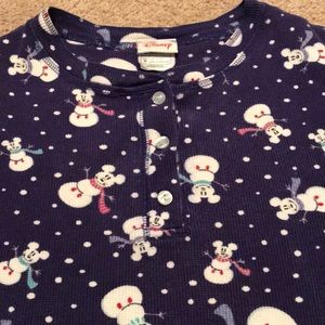Disney Pajama Shirt / Pj Shirt / Thermal size M